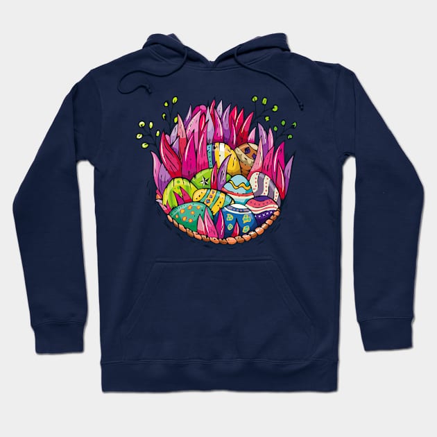 Happy Easter! Colorful Easter Egg Design Hoodie by lolisfresh